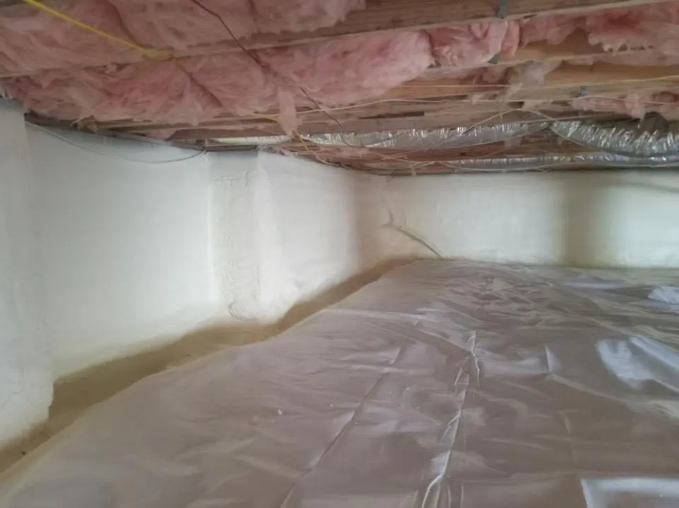 Crawl space encapsulation with closed-cell spray foam for Spray Foam Roofing in Lynwood